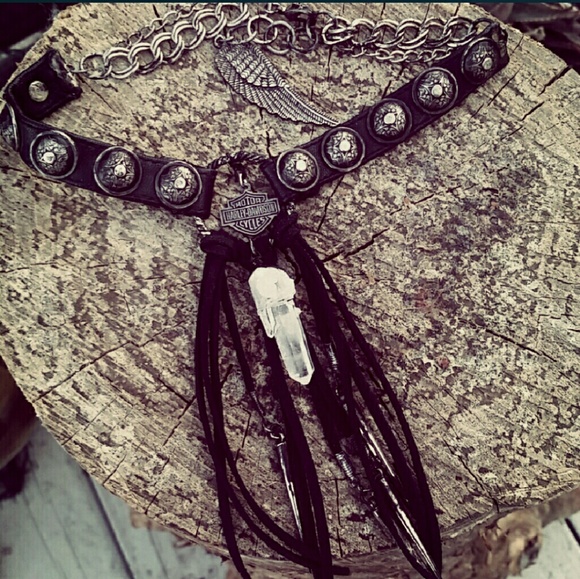 Hippie Chic Jewelry - HARLEY DAVIDSON CHOKER